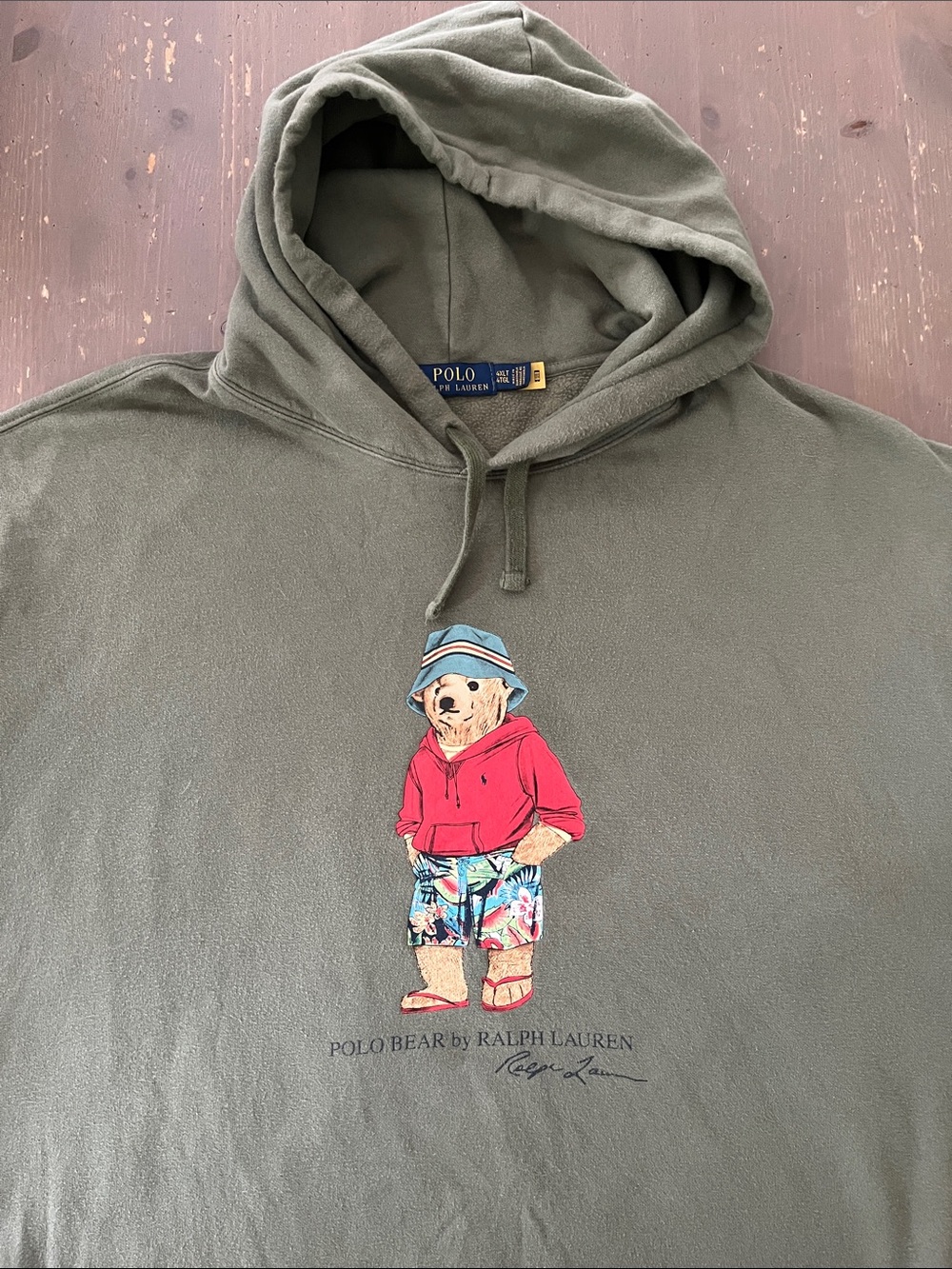 Ralph Lauren Polo Bear Resort Vacation Hoodie